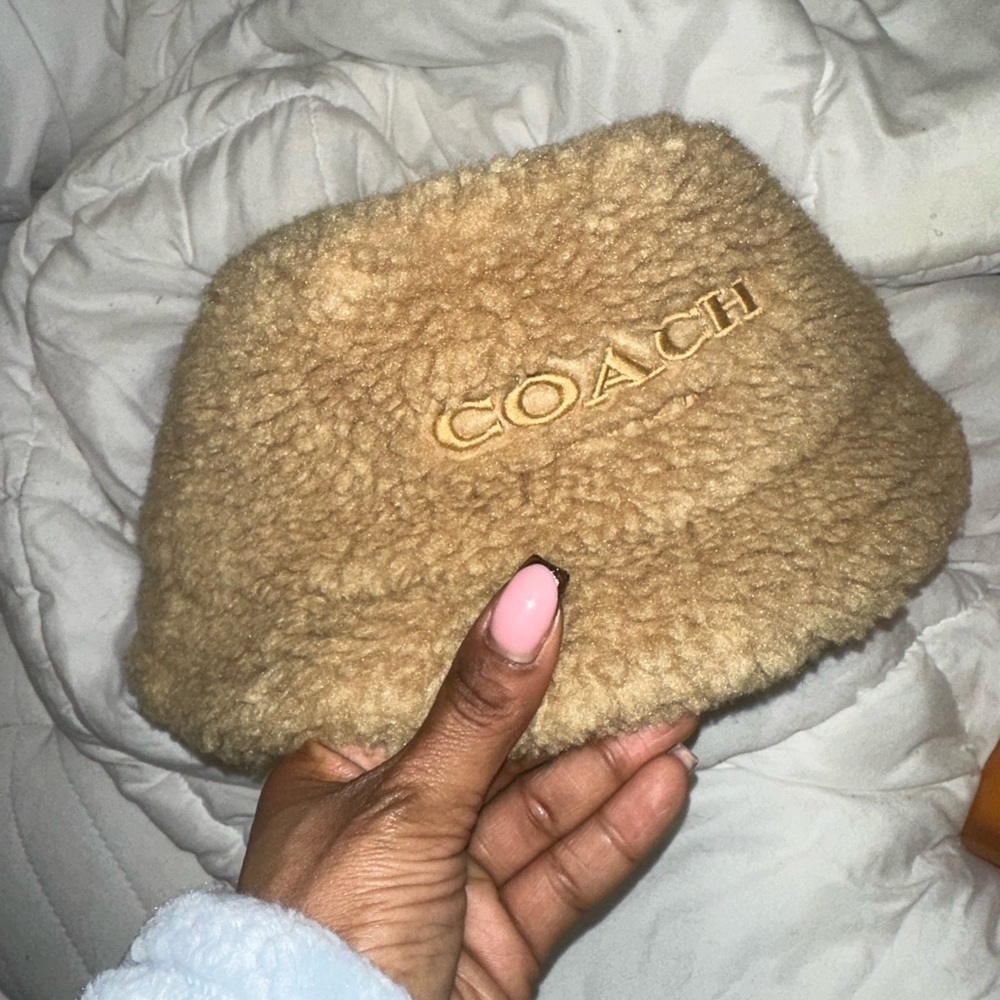 SALE- Coach Sherpa Bucket Hat
